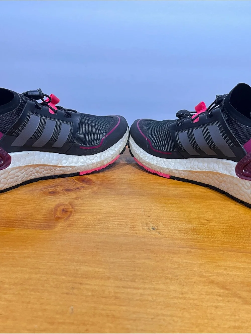 Adidas Women's Ultraboost Cold RDY Black Power Berry Running Sneakers